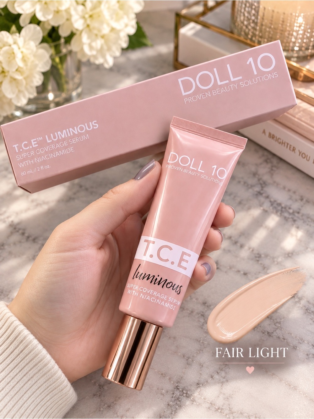 Doll 10 T.C.E Luminous Super Coverage Serum - Fair Light